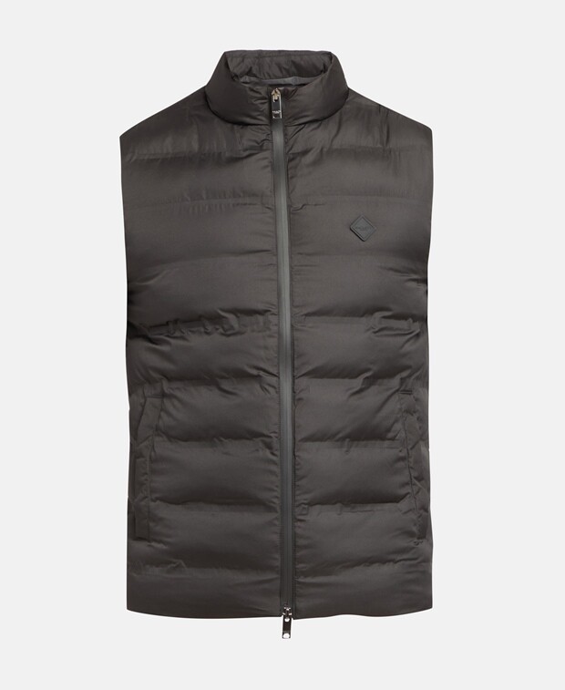 

Стеганый жилет Hackett London, черный