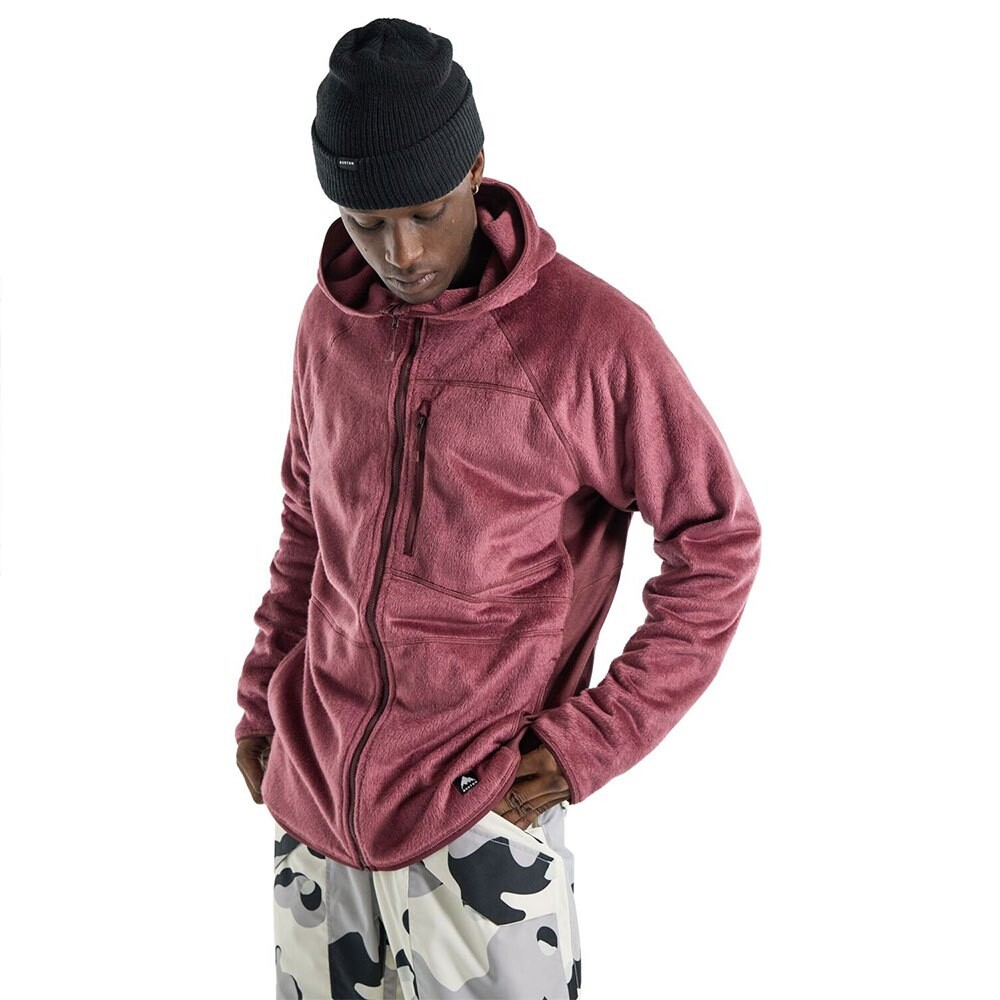 

Толстовка на молнии Burton Stockrun Warmest, красный