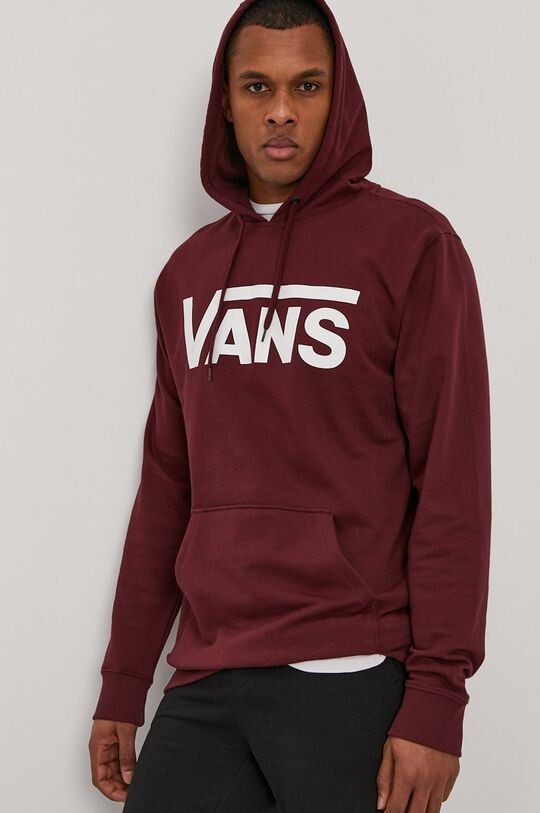 

Толстовка из хлопка Vans, бордовый, Красный