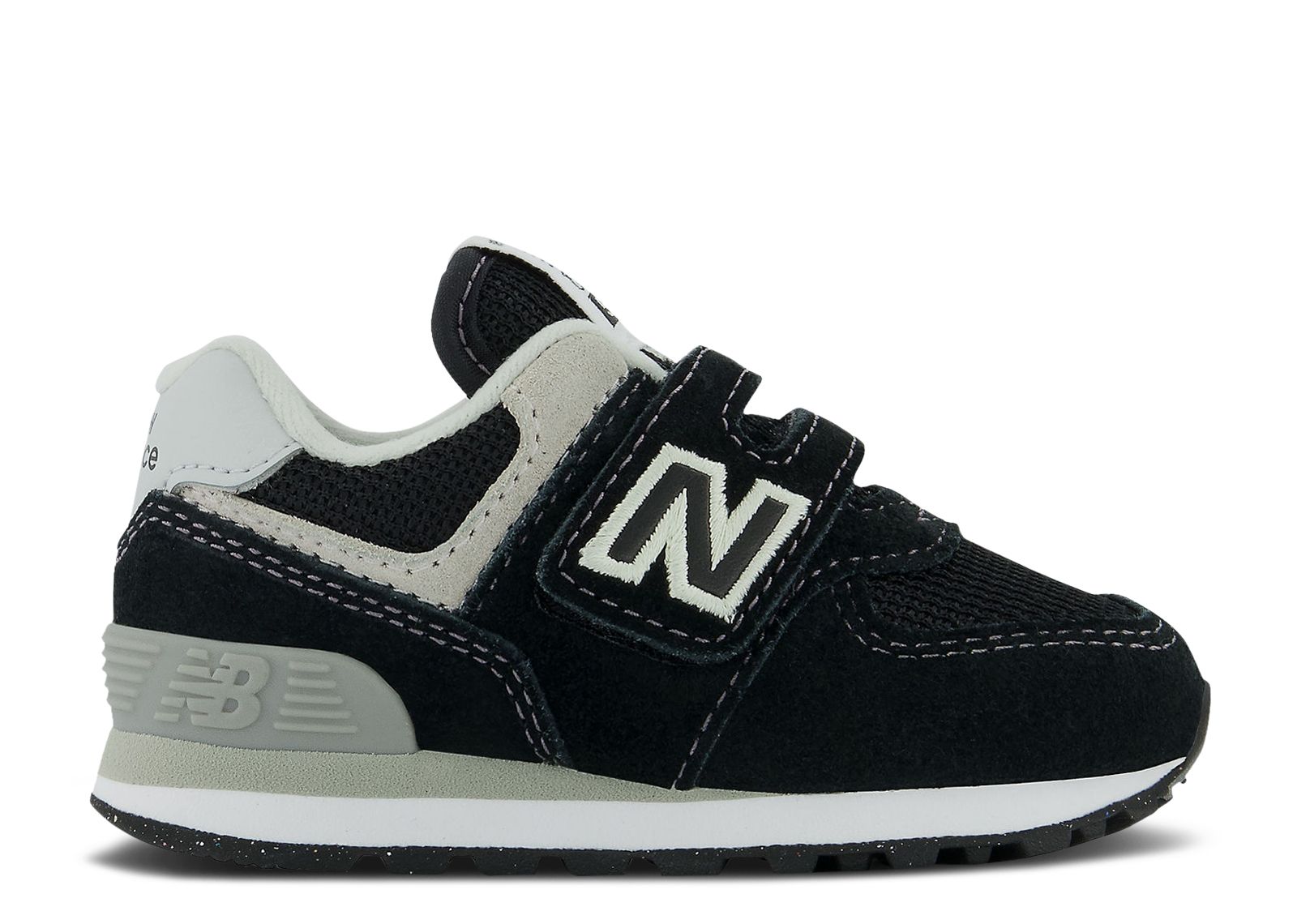 

Кроссовки New Balance 574 Bungee Toddler Wide 'Core Pack - Black White', черный