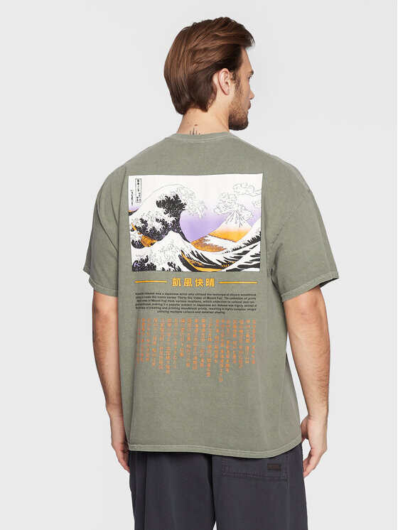 

Футболка свободного кроя Bdg Urban Outfitters, зеленый