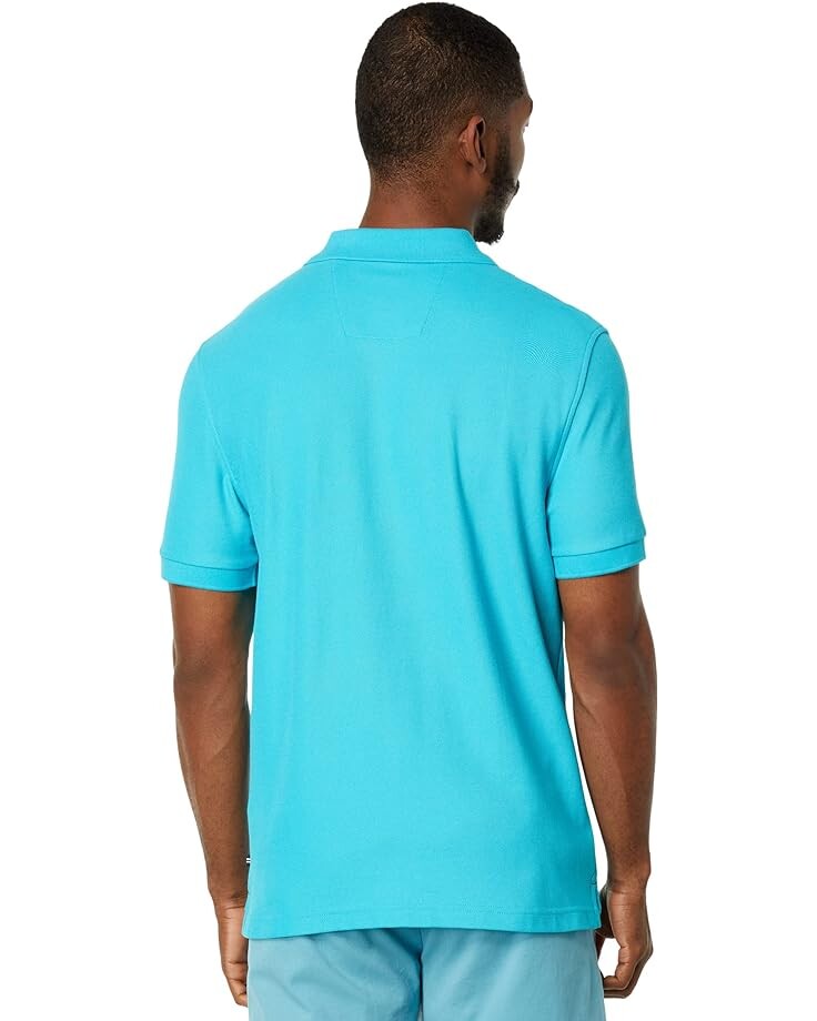 

Поло Nautica Sustainably Crafted Classic Fit Deck Polo, цвет Scuba Blue
