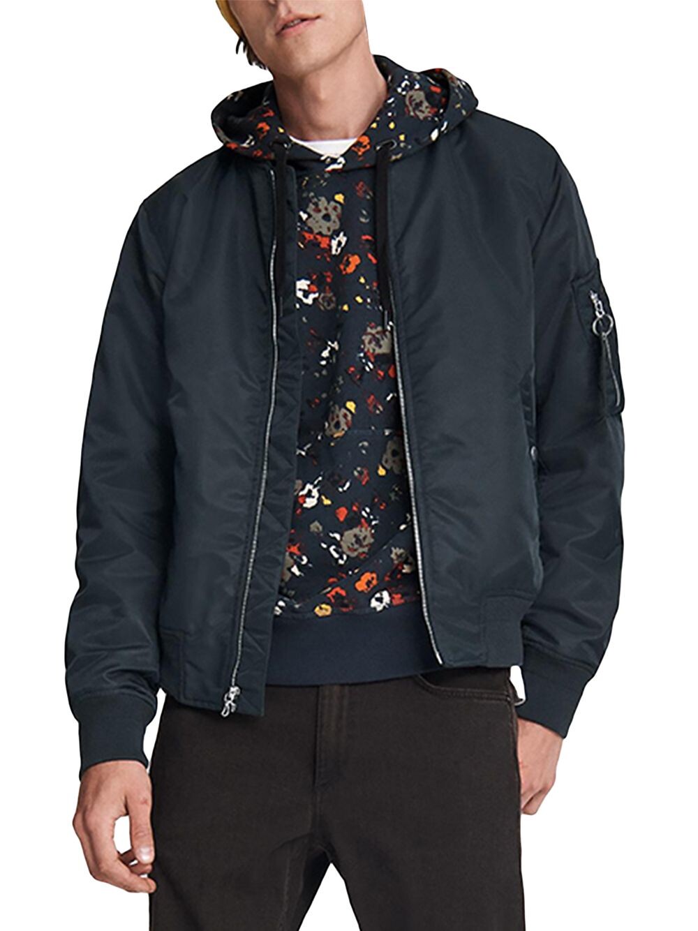 

Куртка-бомбер ICONS Manston rag & bone, черный