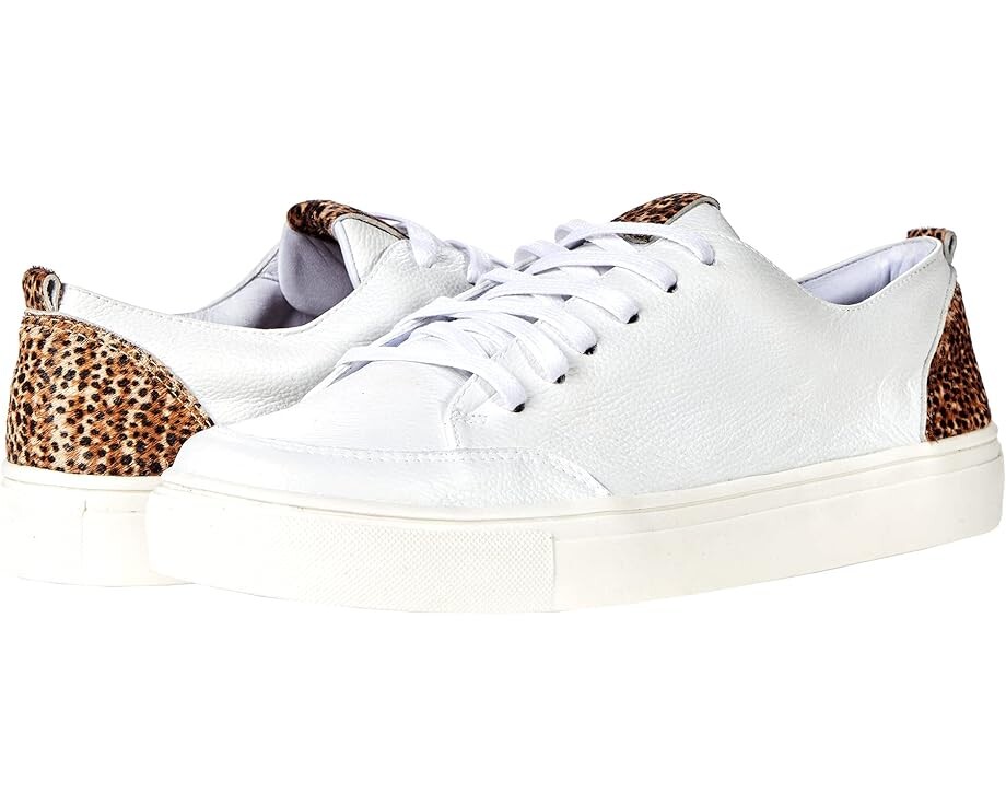 

Кроссовки KAANAS Paris Lace-Up Sneaker with Contrast Heel, леопардовый