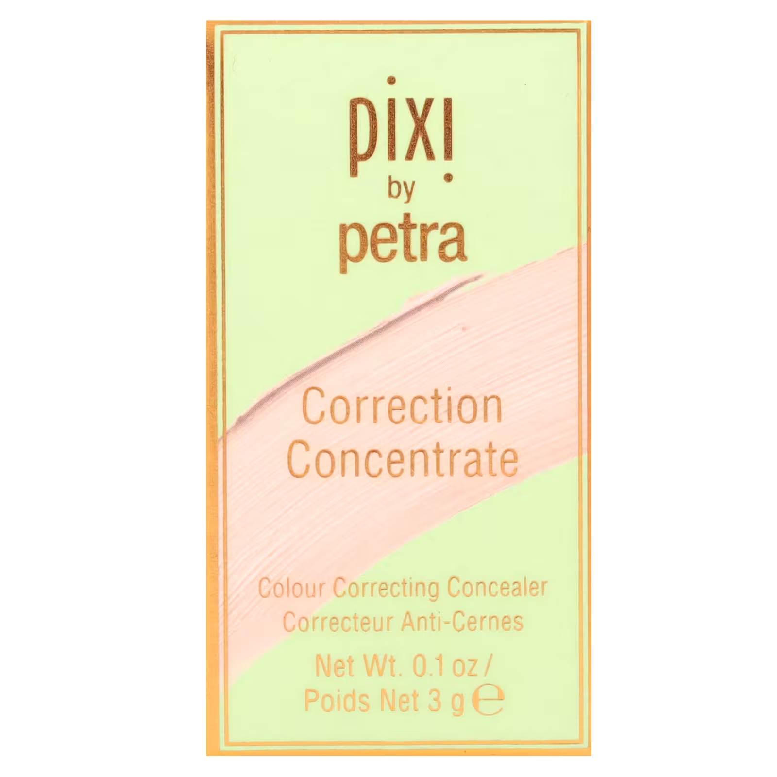 Pixi Beauty Correction Concentrate Цветокорректирующий консилер, осветляющий персик, 0,1 унции (3 г)