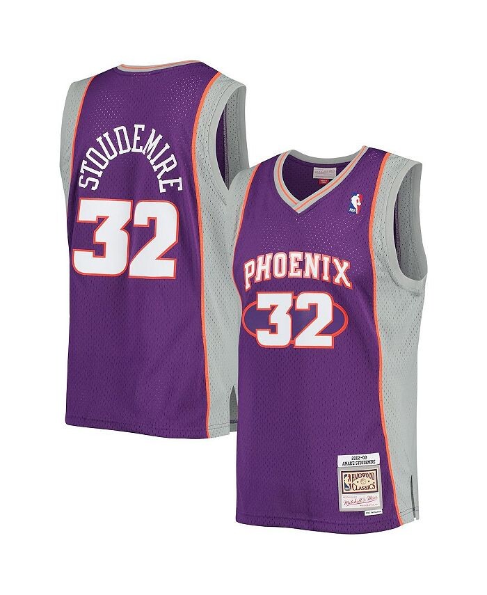 

Мужская футболка Amar'E Stoudemire Purple Phoenix Suns 2002-2003 гг. из аутентичной классики лиственных пород Swingman Джерси Mitchell & Ness, фиолетовый