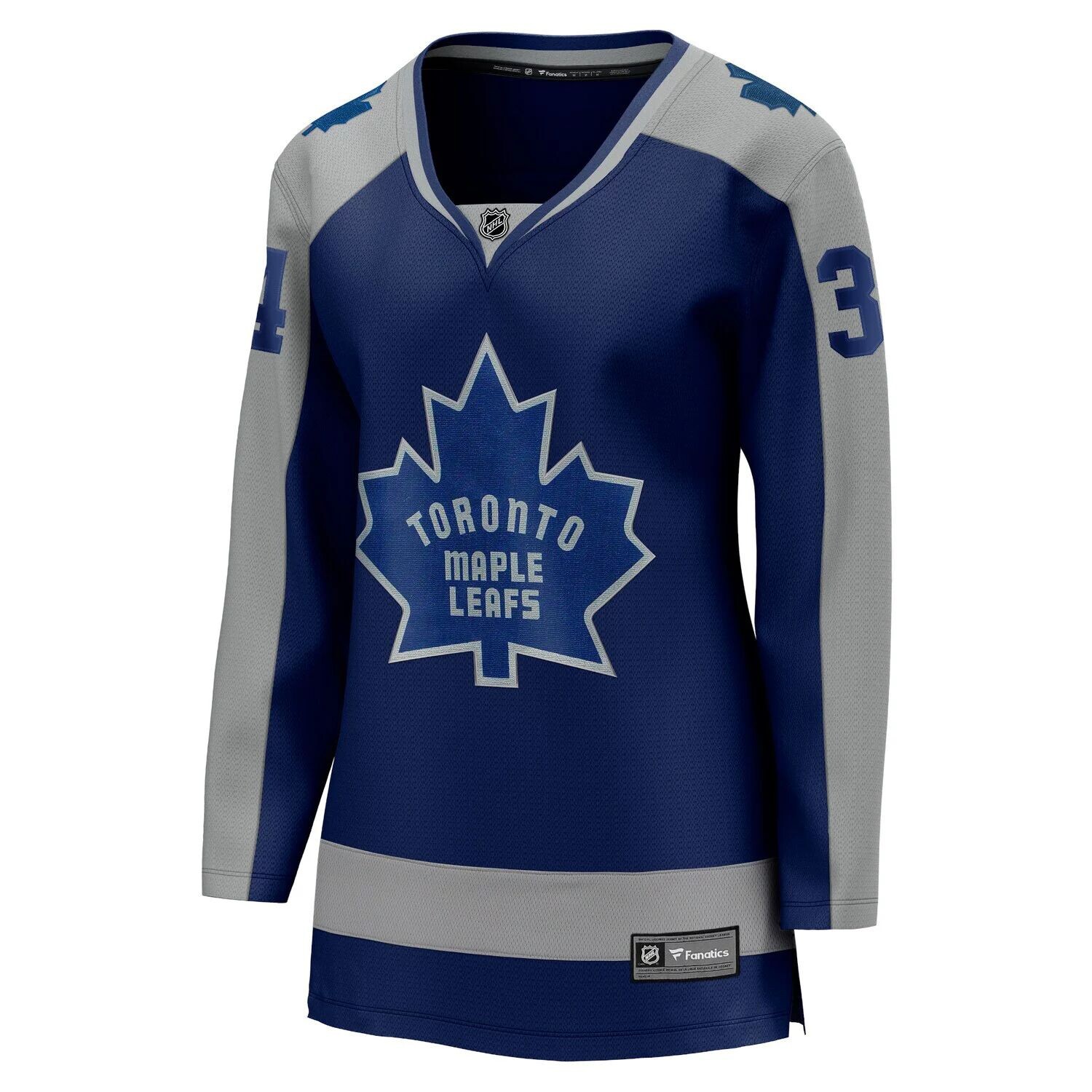 

Женская футболка Fanatics с брендом Auston Matthews Royal Toronto Maple Leafs 2020/21 Special Edition Breakaway Player Fanatics