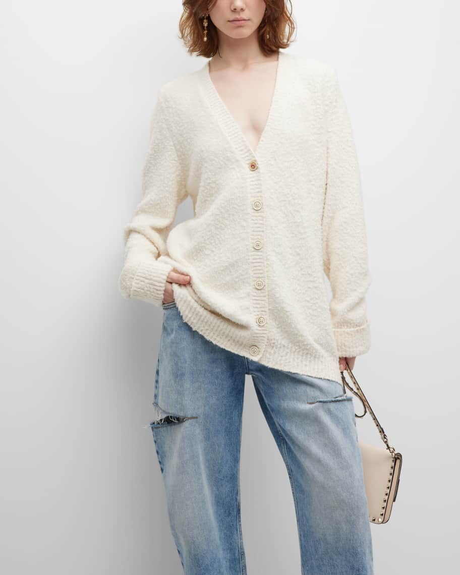 

Вязаный кардиган свободного кроя Maison Margiela