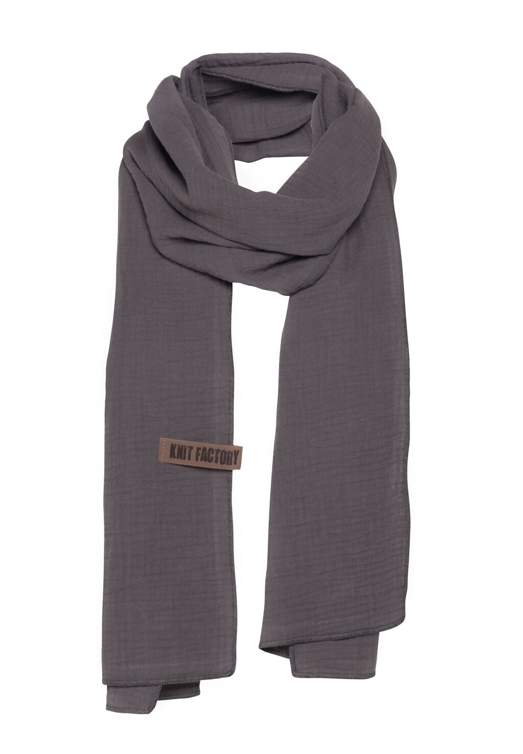 

Шарф LIV Knit Factory, цвет anthracite