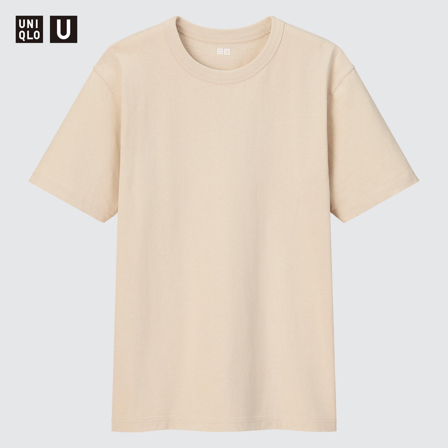 

Футболка мужская Uniqlo с коротким рукавом и круглым вырезом, естественный