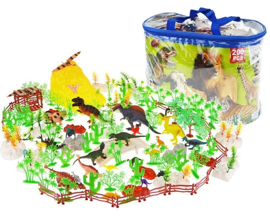 Набор Xxl динозавров «Динозавры в сумке» фигурки ферма HH POLAND набор фигурок динозавров 6шт 3 7см игрушки для детей