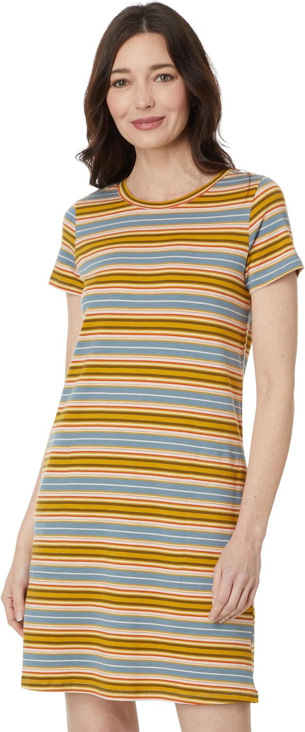 

Платье Toad&Co Windmere II Short Sleeve Dress, цвет North Shore Multi Stripe