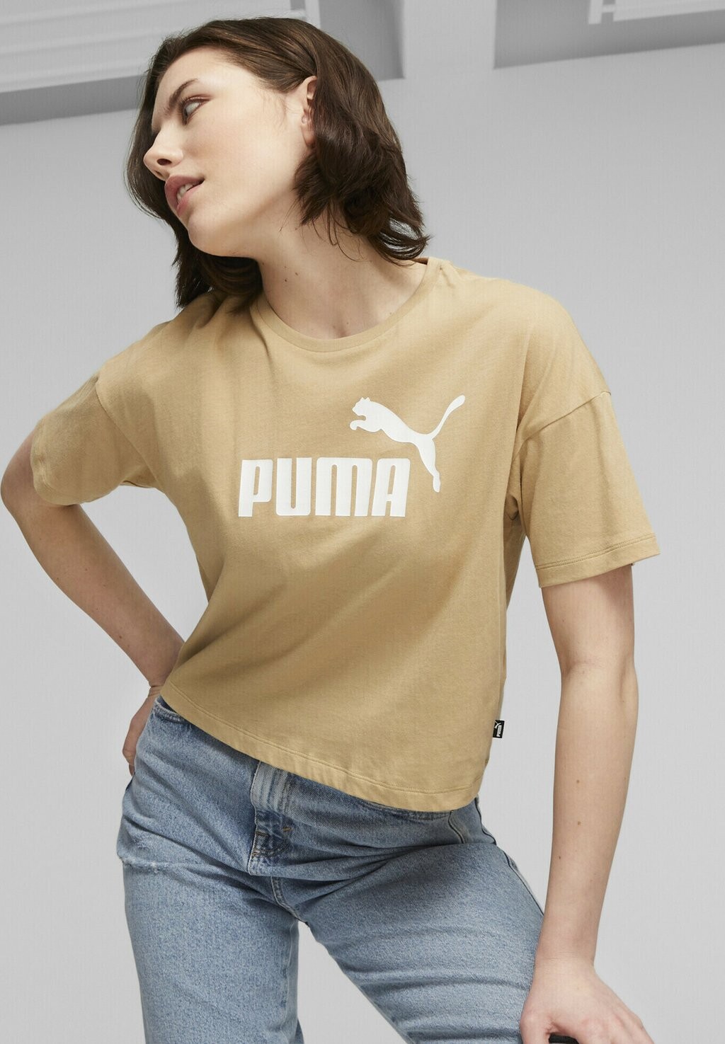 

Футболка с принтом Puma, Коричневый