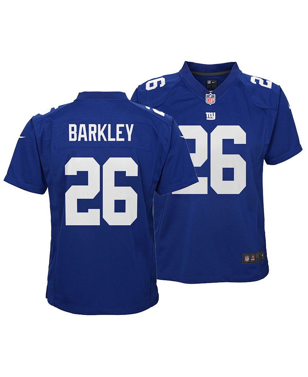 

Джерси Saquon Barkley New York Giants Game, Big Boys (8-20) Nike