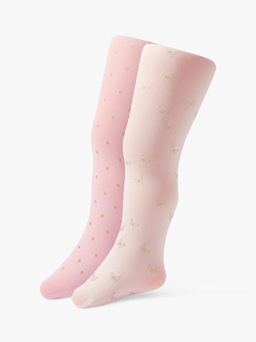 

Колготки Monsoon Baby с блестками, 2 шт., розовые