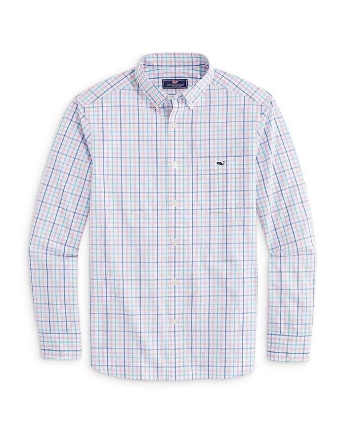 

Рубашка классического кроя Tattersall из эластичного поплина Vineyard Vines