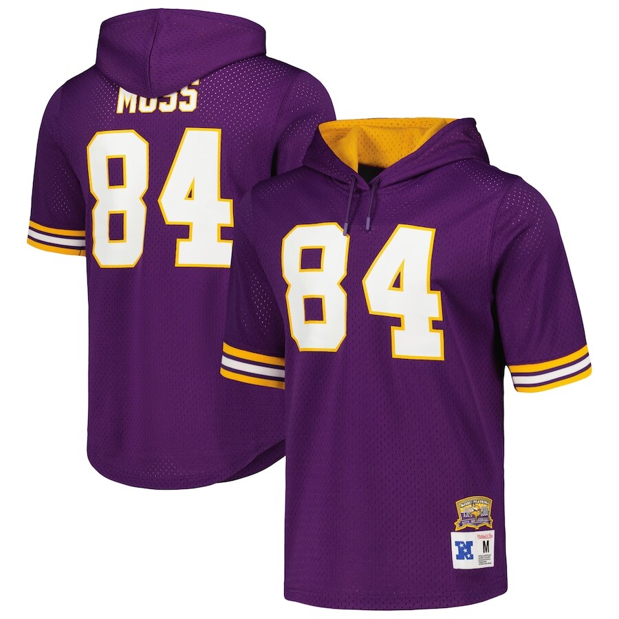 

Футболка с именем и номером Mitchell & Ness Minnesota Vikings, фиолетовый