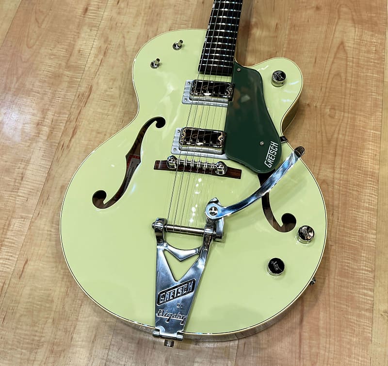 Электрогитара Gretsch G6118T-60 Vintage Select Edition '60 Anniversary Hollow Body with Bigsby 2-Tone Smoke Green