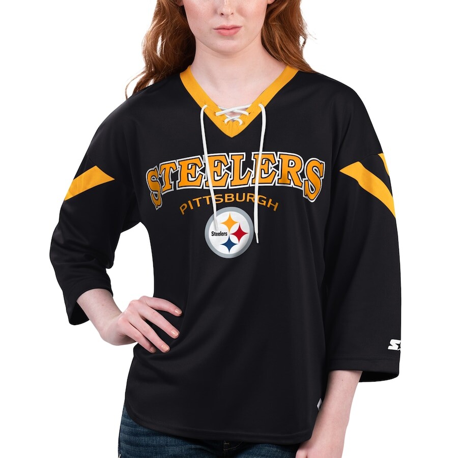

Футболка с длинным рукавом Starter Pittsburgh Steelers, черный