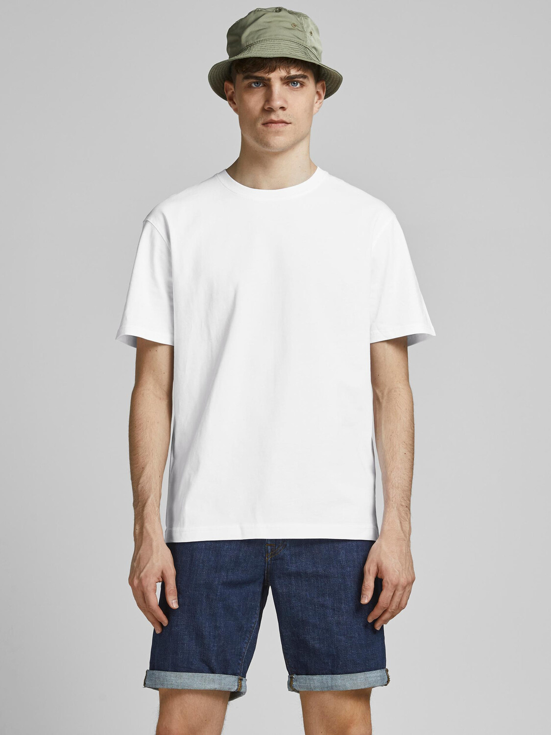 

Футболка Jack & Jones Kurzarm Relaxed Fit JJERELAXED, белый, Коричневый