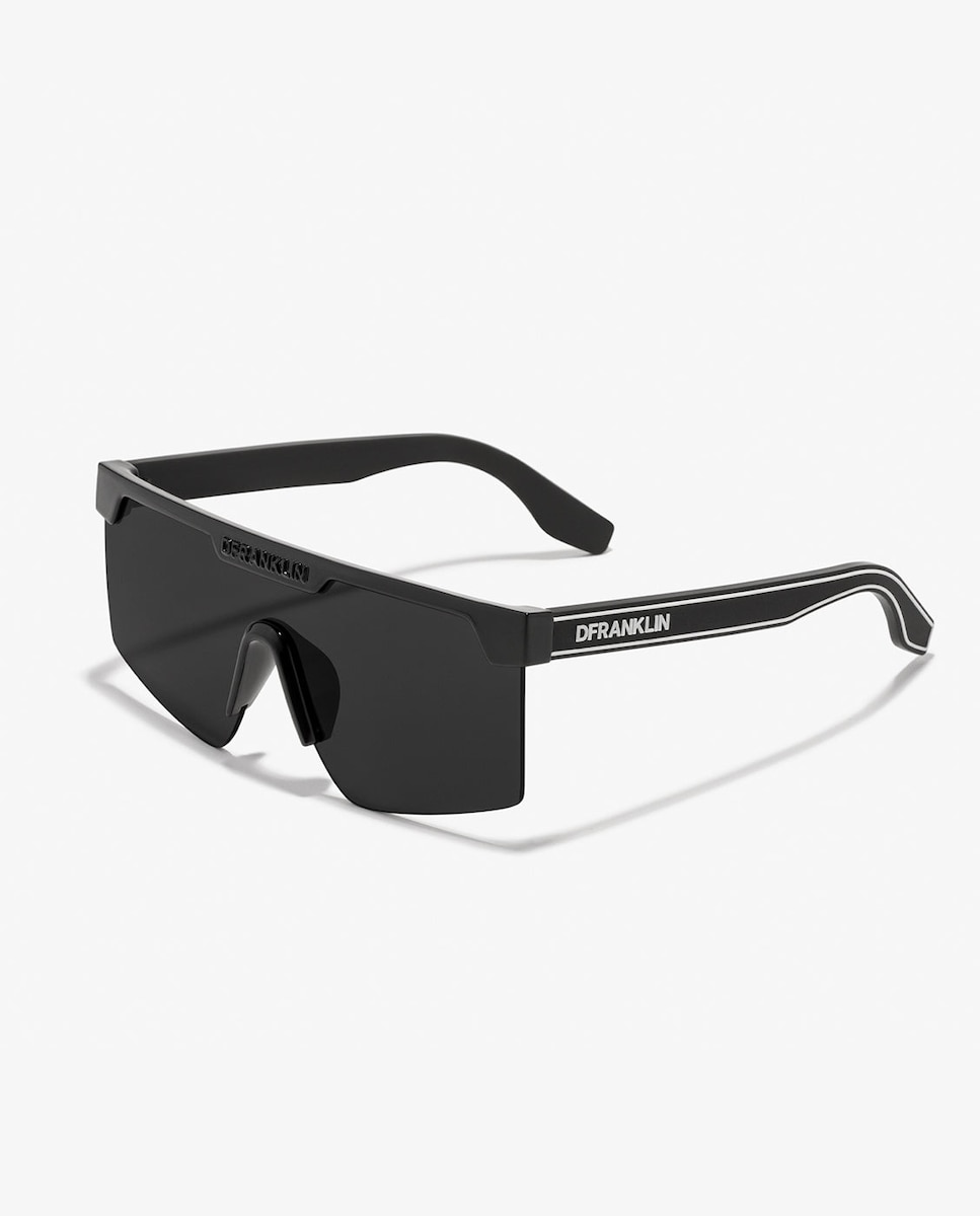 Черные солнцезащитные очки-унисекс прямоугольной формы с полными линзами D.Franklin D.Franklin, черный коричневые солнцезащитные очки унисекс прямоугольной формы с полными линзами d franklin d franklin коричневый