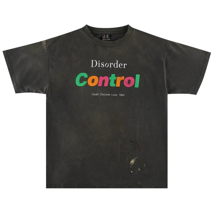 

Футболка Saint Michael Control 'Black', черный