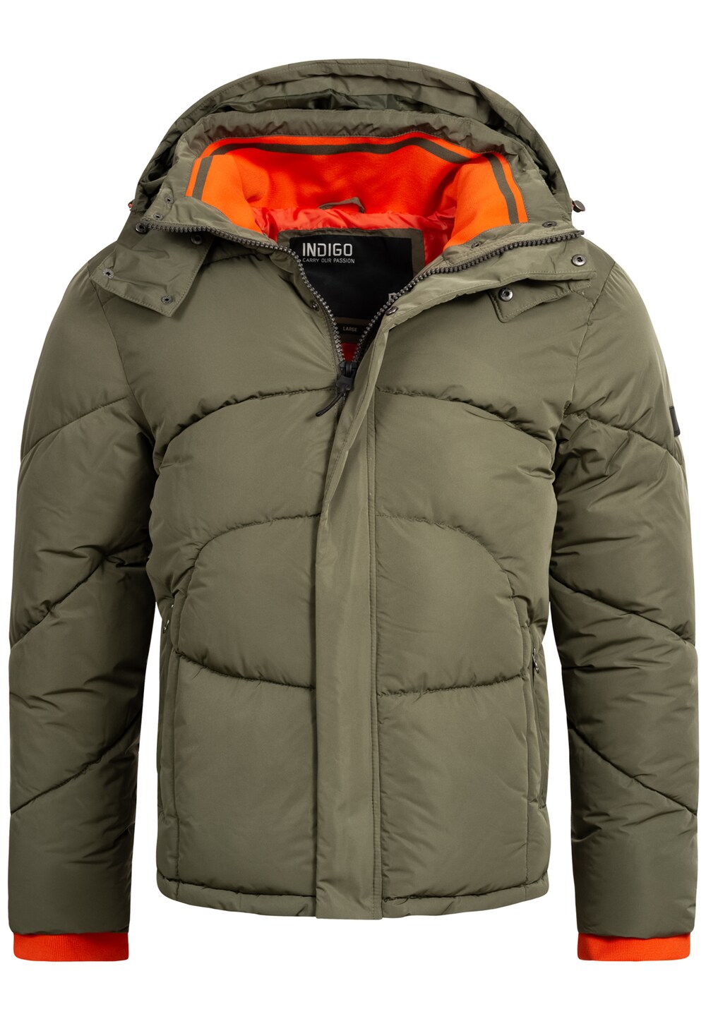 Зимняя куртка INDICODE JEANS Dunlap, оливковое зимняя куртка indicode jeans christof коричневый