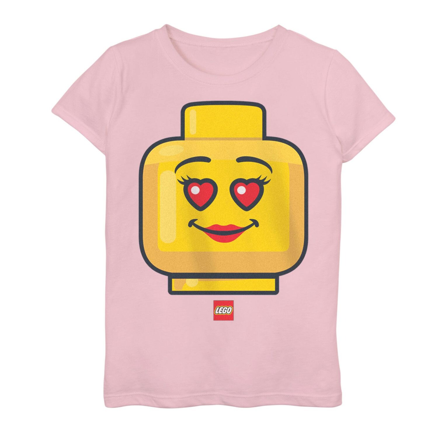 

Футболка с рисунком Lego Iconic Heart Eyes для девочек 7–16 лет Licensed Character