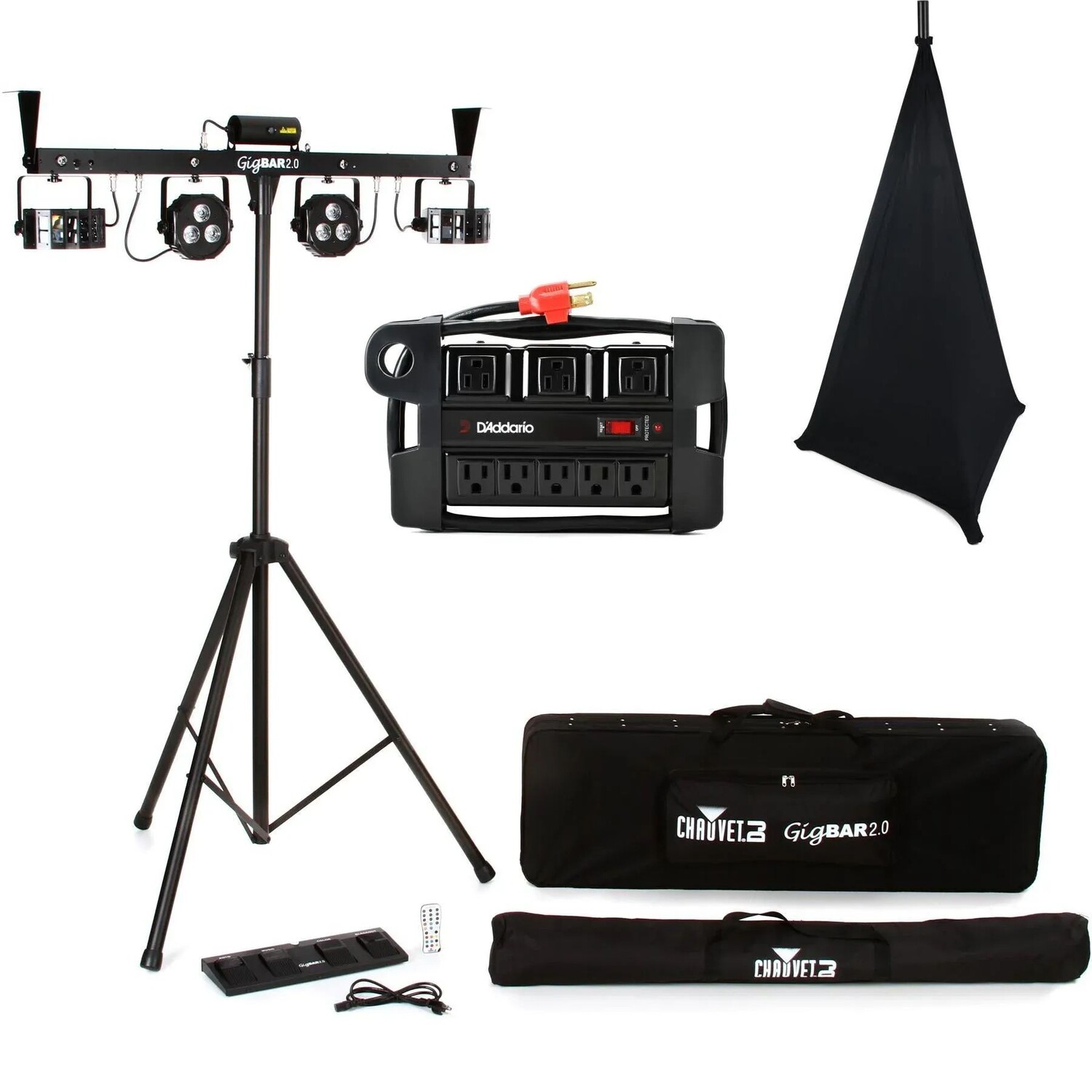

Chauvet DJ Gigbar 2 Bundle Система освещения 4-в-1 с подставкой