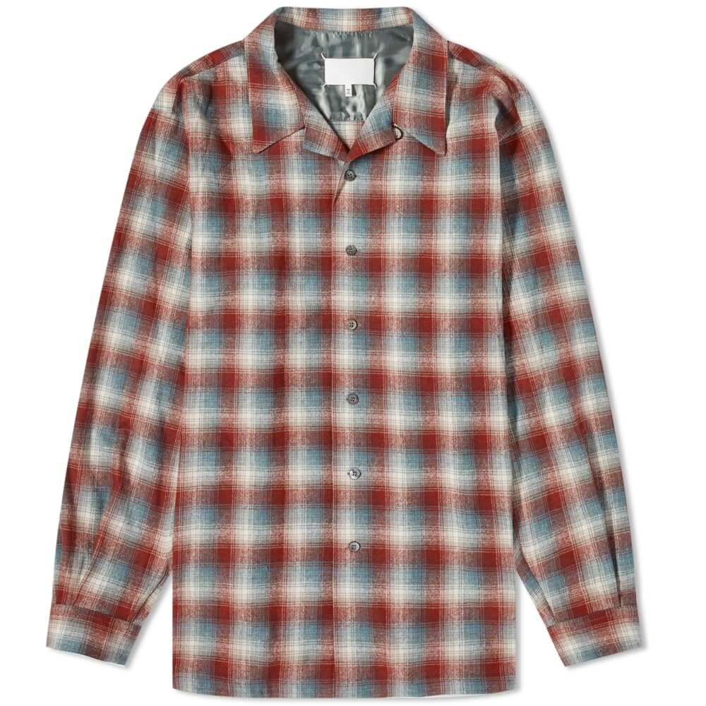 

Верхняя рубашка с воротником-стойкой Maison Margiela x Pendleton