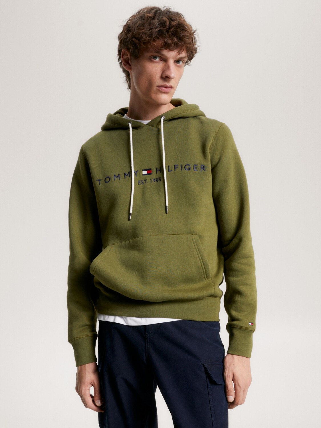

Толстовка с логотипом Tommy Hilfiger, зеленый