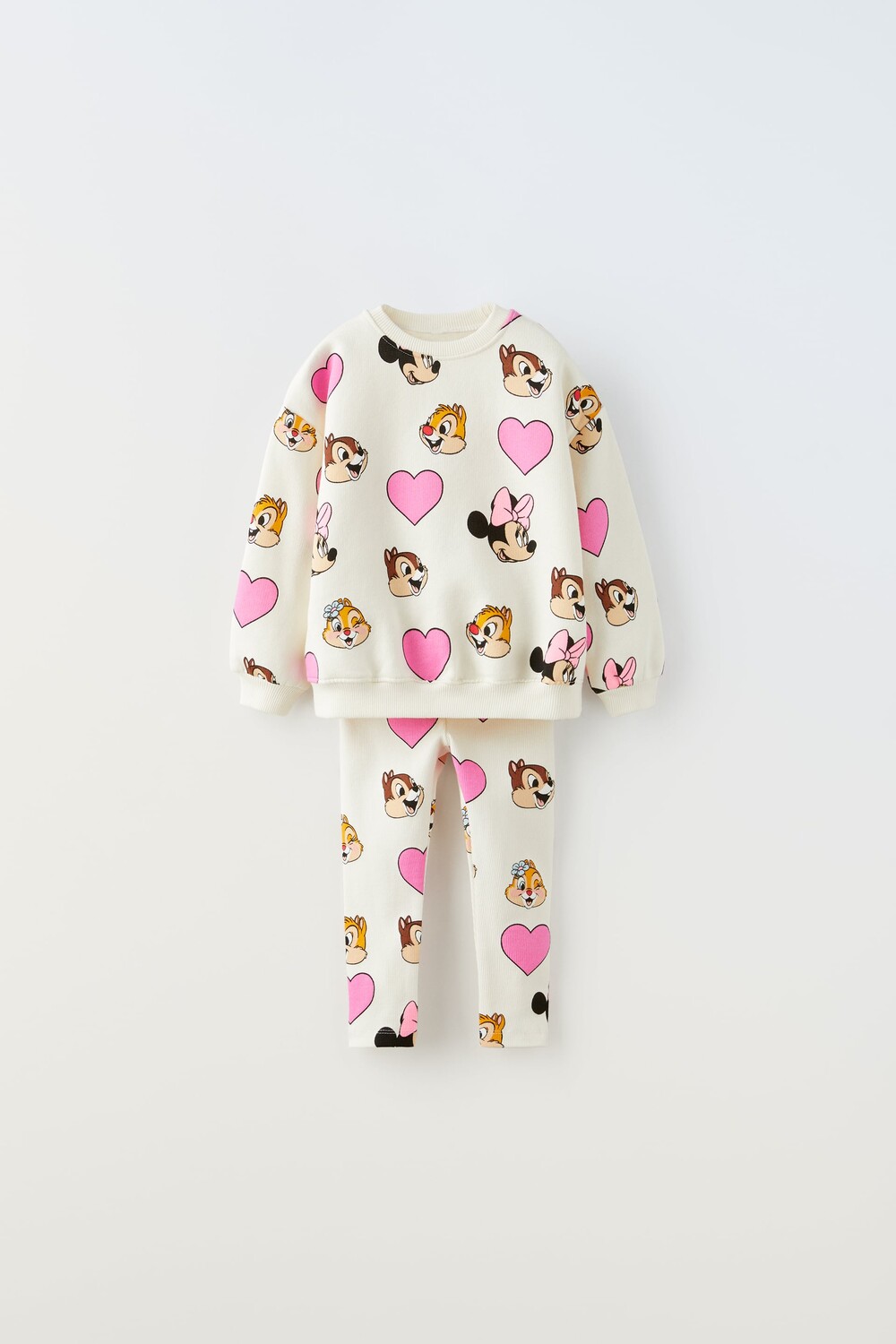

Минни маус и друзья disney set Zara, экрю
