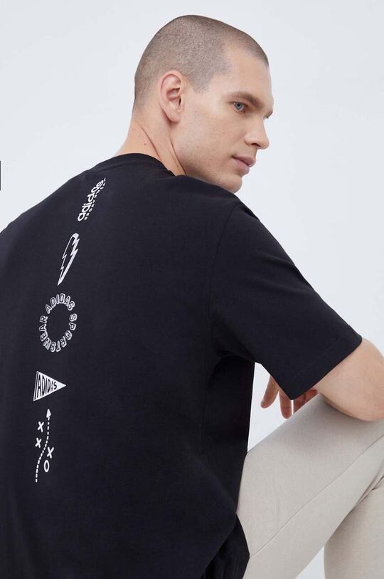 

Футболка Adidas из хлопка adidas, черный