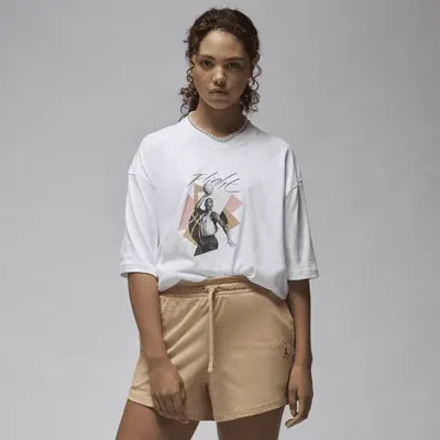 

Футболка Jordan Women's Oversized Graphic T-Shirt, белый