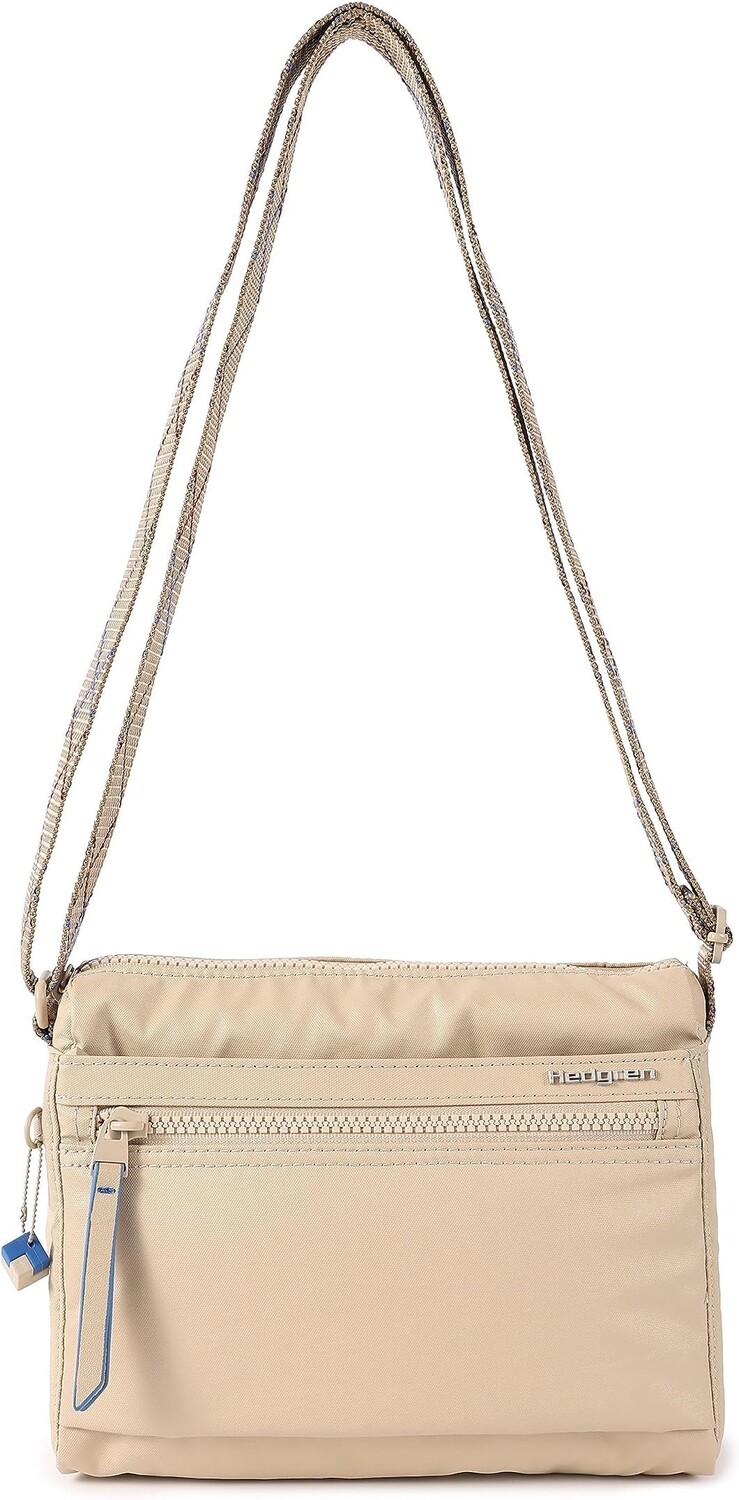 

Сумка через плечо Eye RFID Hedgren, цвет Creased Safari Beige