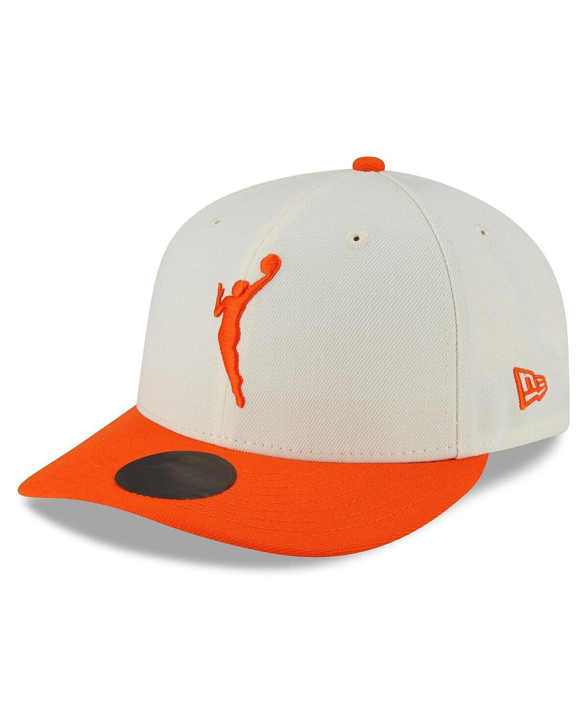 

Мужская бело-оранжевая кепка Snapback Draft 9FIFTY WNBA 2023 New Era