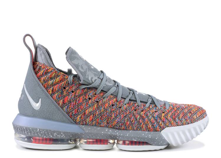 

Кроссовки Nike LEBRON 16 '20 20', разноцветный, Серый