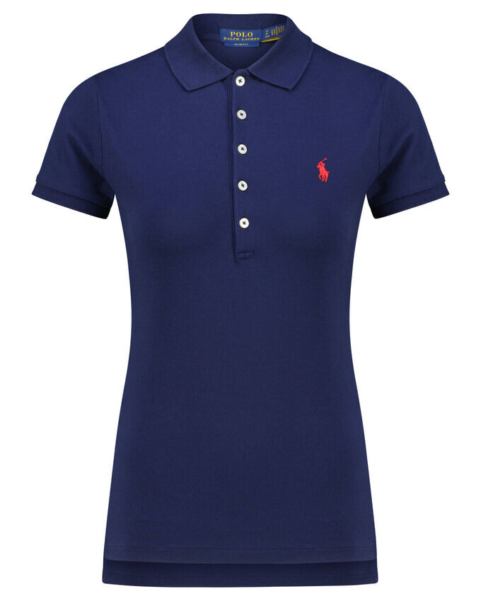 

Рубашка-Поло узкого кроя Polo Ralph Lauren, синий