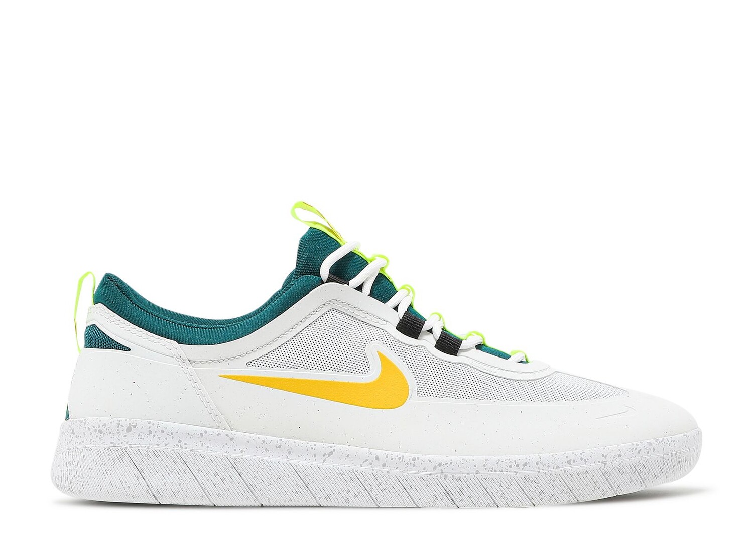

Кроссовки Nike Nyjah Free 2 Sb 'White Geode Teal Gold', белый