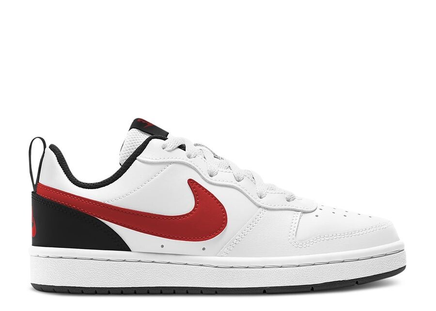 

Кроссовки Nike Court Borough Low 2 GS, цвет White University Red