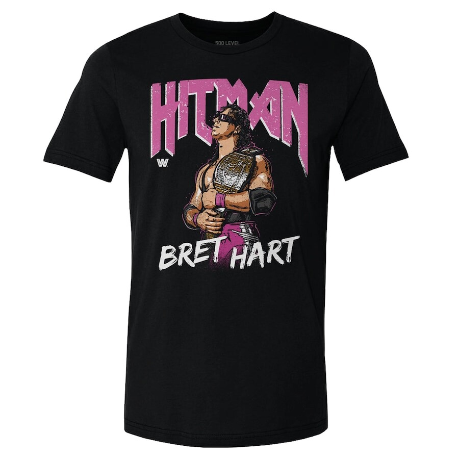 

Футболка с коротким рукавом 500 Level Bret Hart, черный