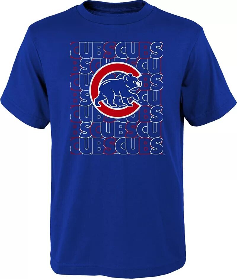 

Outerstuff Молодежная футболка команды MLB Chicago Cubs Royal Letterman