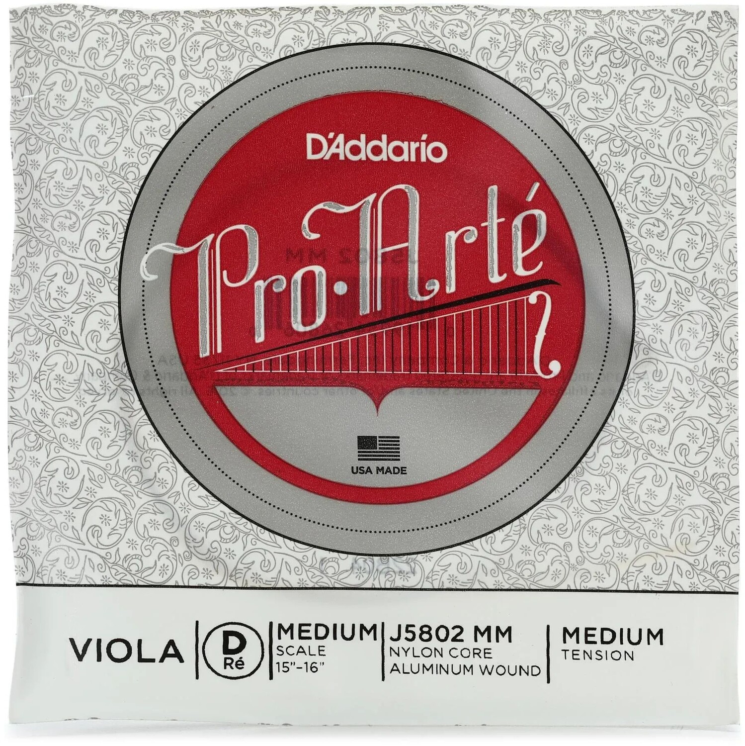 

D'Addario J5802 Pro-Arte Струна D для альта - средний строй, среднее натяжение