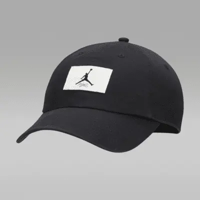 

Бейсболка Jordan Club Cap Adjustable Hat, цвет Black/Sail/Black