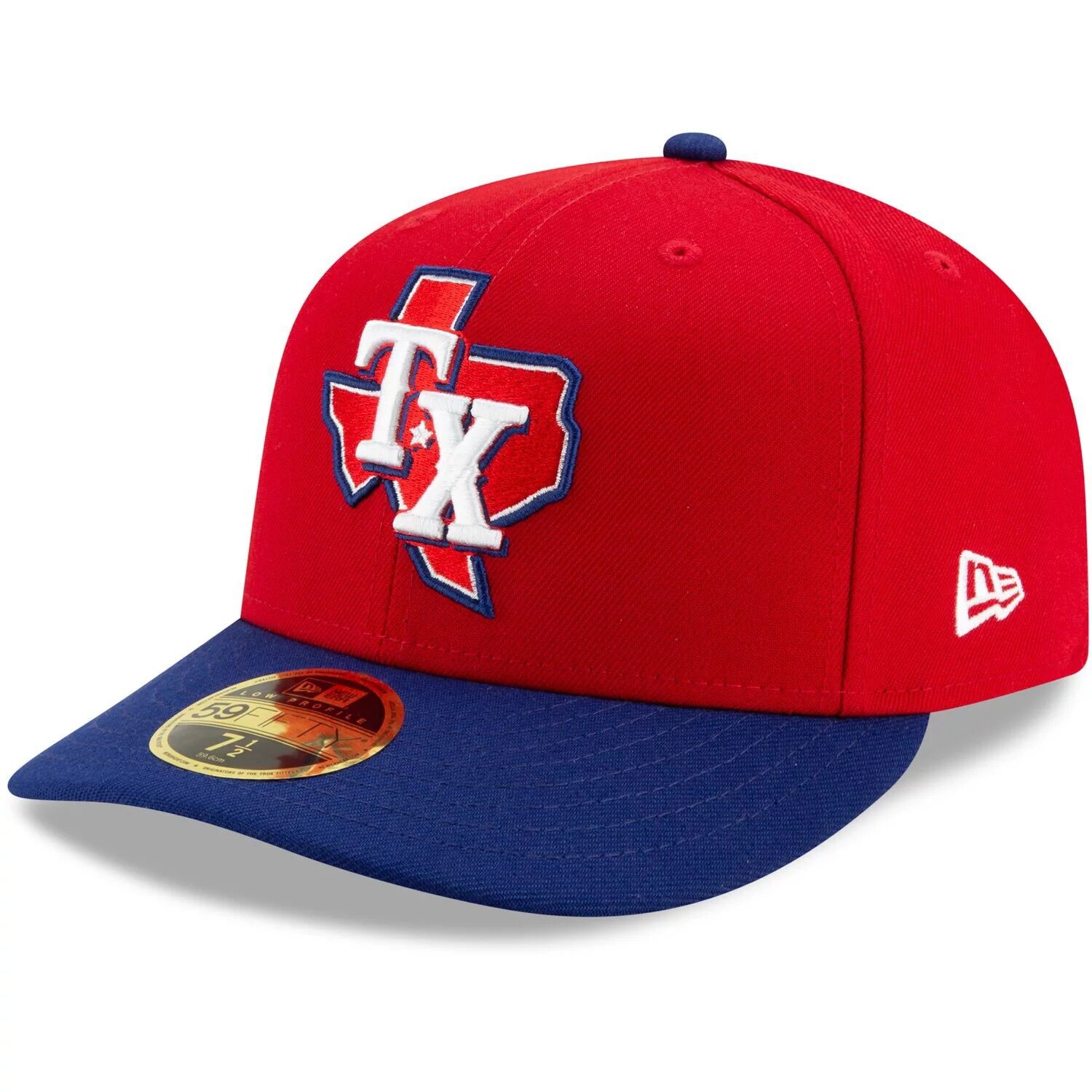 

Мужская кепка New Era Red/Royal Texas Rangers 2020 Alternate 3 Authentic Collection On Field Low Profile 59FIFTY Облегающая шляпа