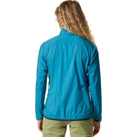 Ветровка Kor AirShell с молнией во всю длину женская Mountain Hardwear, цвет Vinson Blue