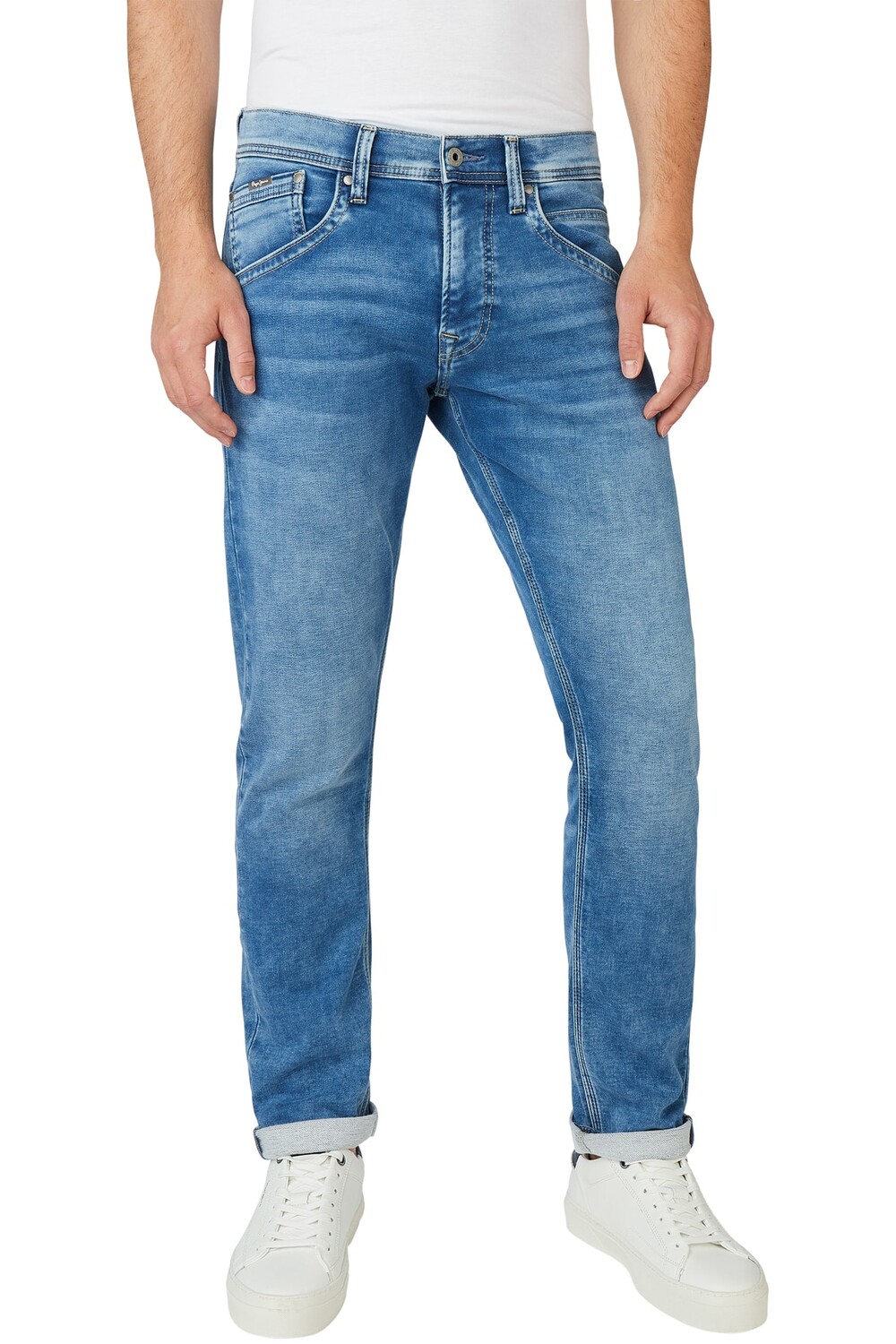 

Джинсы - Темно-синие - Slim Pepe Jeans, темно-синий