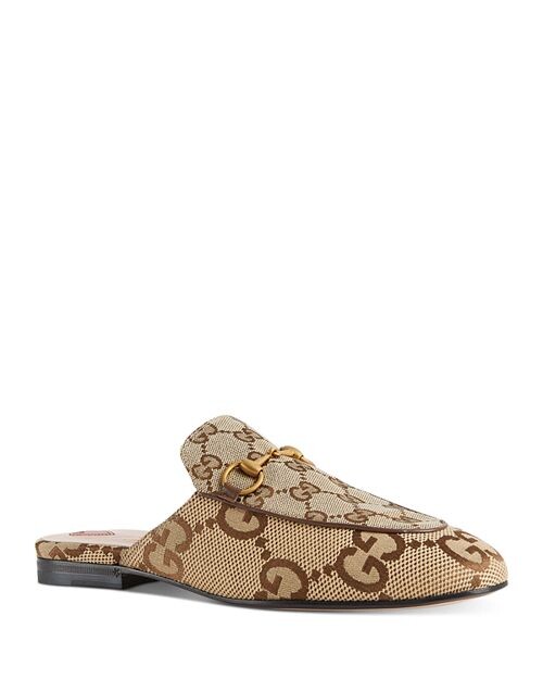 

Женские мюли Princetown Gucci, цвет Tan/Beige