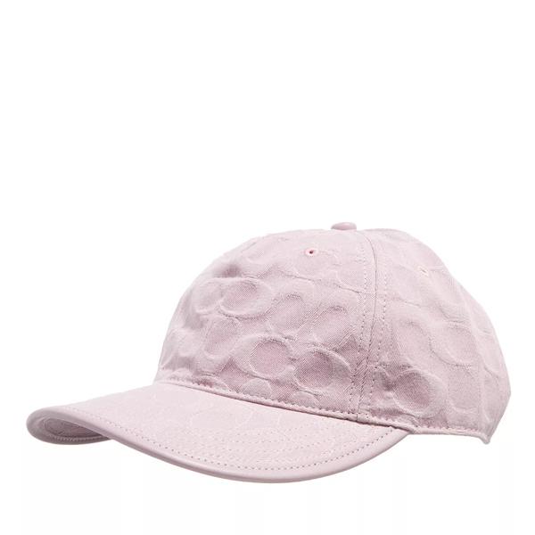 

Бейсболка signature c denim baseball hat light Coach, розовый