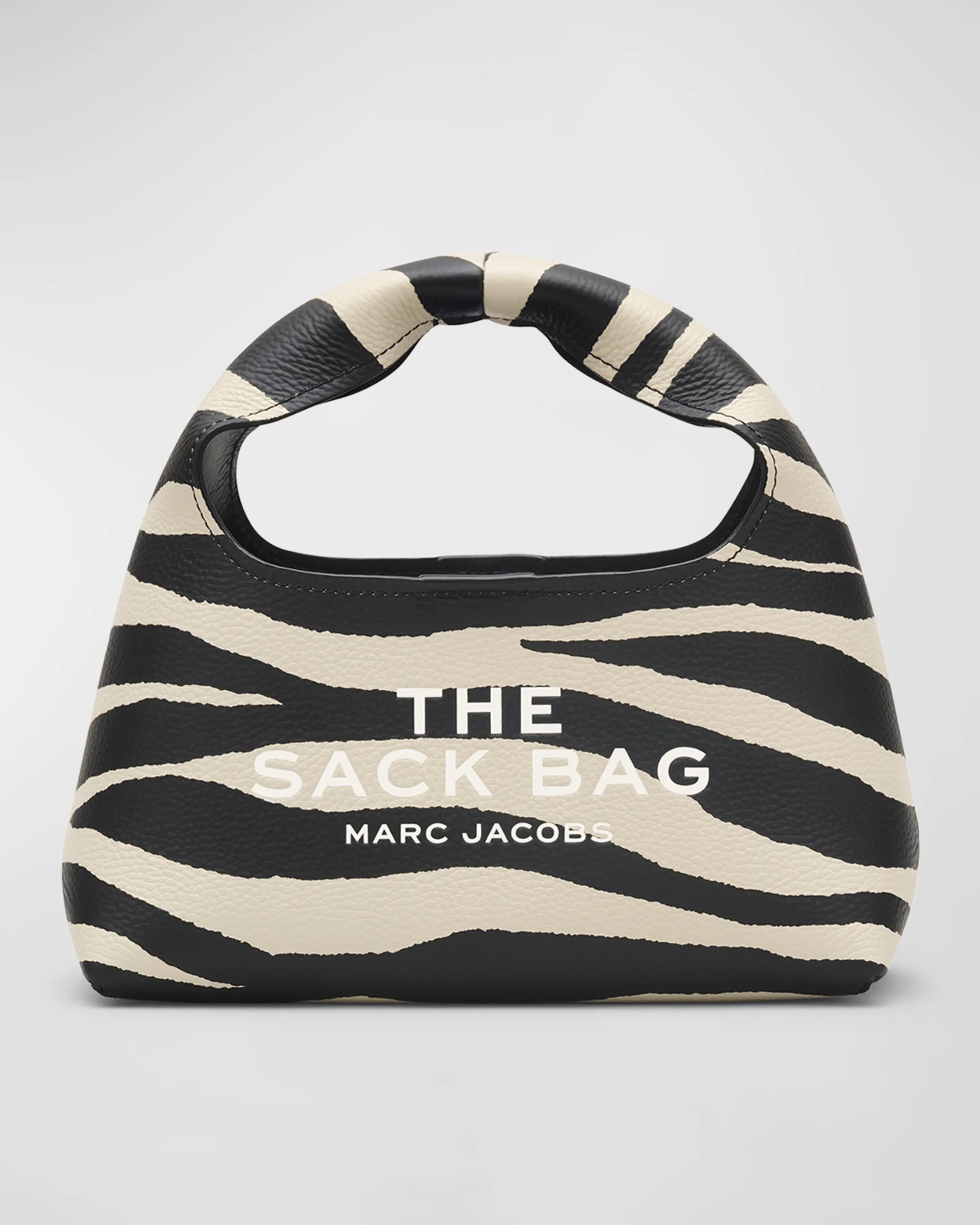 

Миниатюрная кожаная сумка Zebra Marc Jacobs, черно-белый